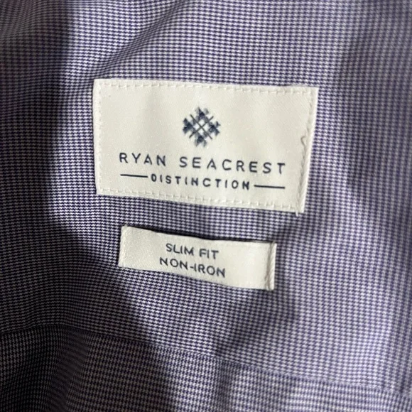 Ryan seacrest men’s button down shirt 32/33 14.5 1285 - Picture 3 of 4